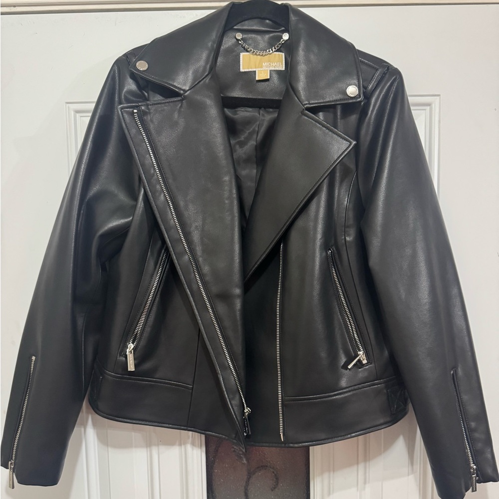Michael Kors Black Biker Jacket